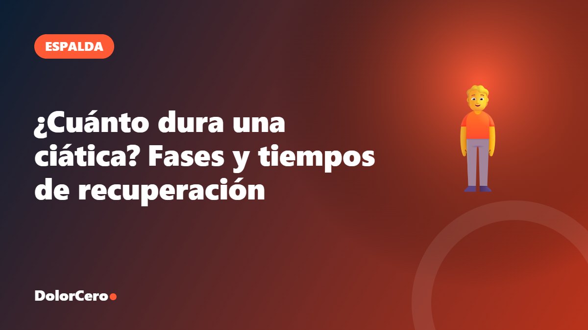 ¿Cuánto dura una ciática? Fases y tiempos de recuperación