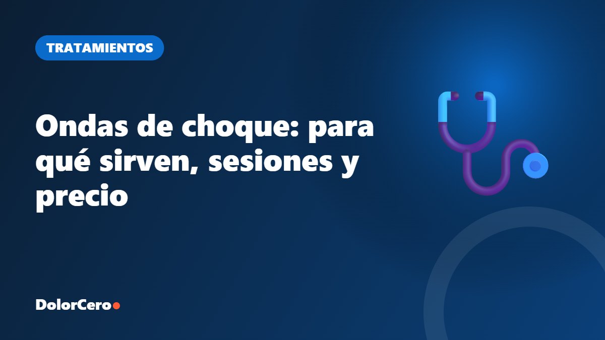 Ondas de choque: para qué sirven, sesiones y precio