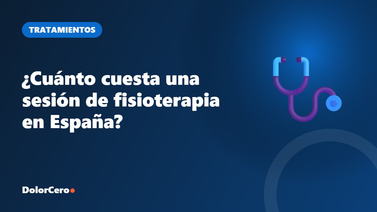 ¿Cuánto cuesta una sesión de fisioterapia en España?
